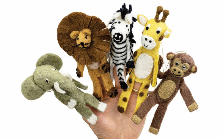 Safari deals finger puppets