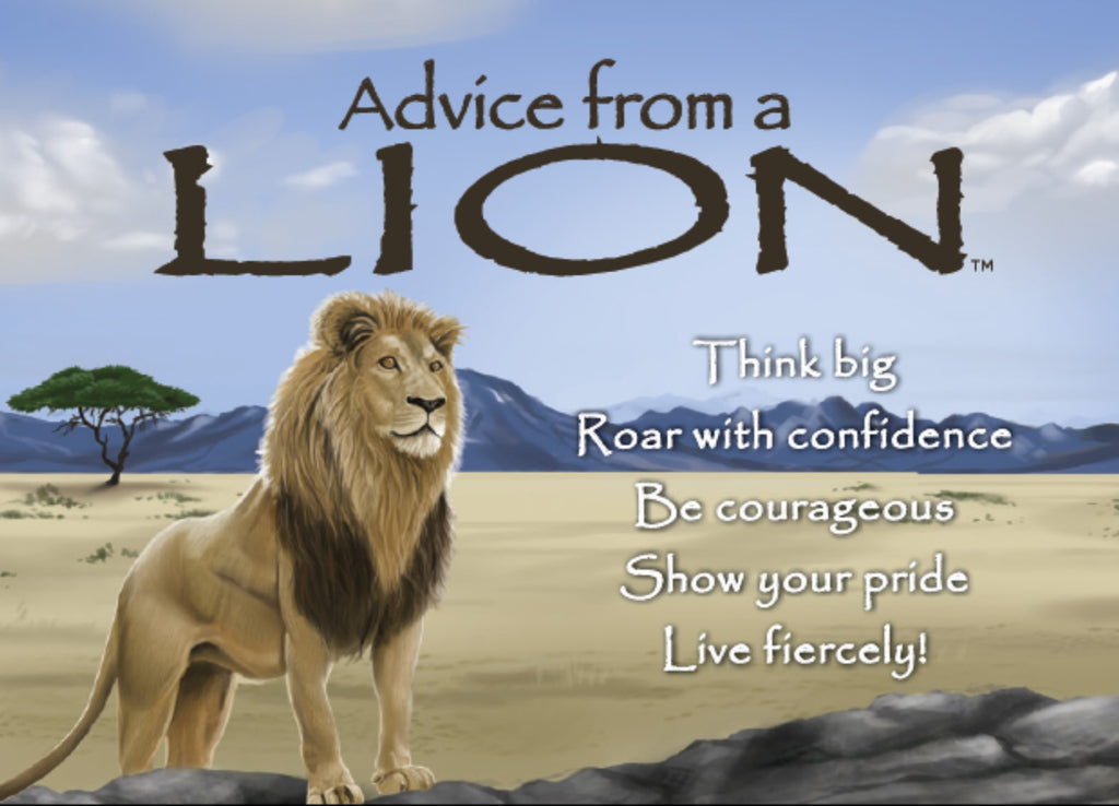 Advice from a Lion Jumbo Magnet – Your True Nature Inc