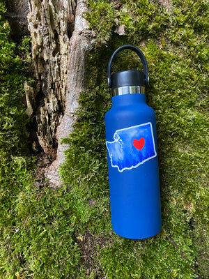 I Heart Washington Vinyl Sticker - Paper Fern Studio