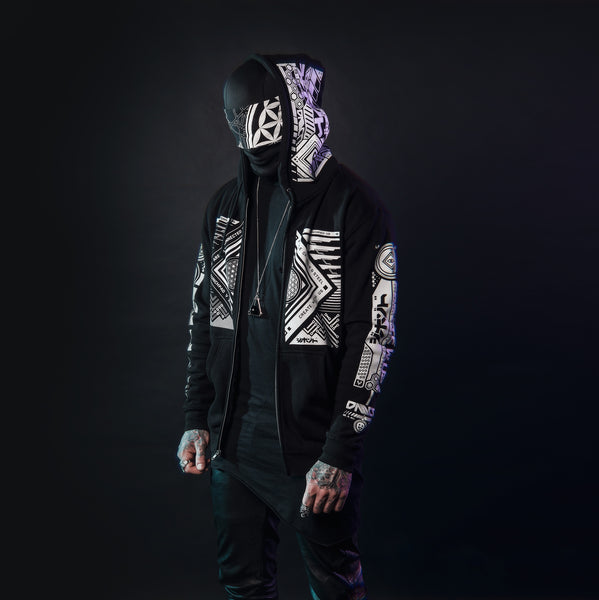 Launchpad V2 Zip-Up Cyberpunk Hoodie – Damascus Apparel