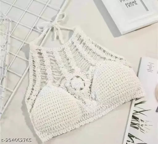Sexy and Stylish Crosia Net Bralette Top for Women – Sheetal Online Fashion  Store