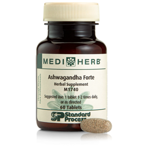 ashwagandha forte supplement bottle