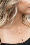 Mackenzie Multi-Charm Layered Necklace- Gold