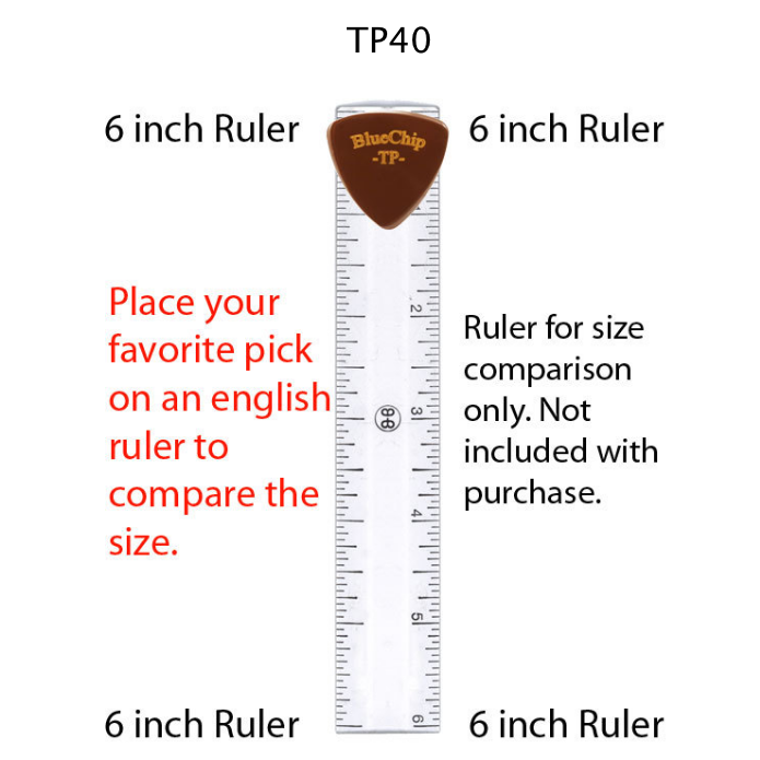 Thumb Pick Size Chart