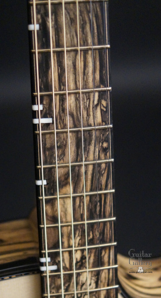 figured ebony fretboard