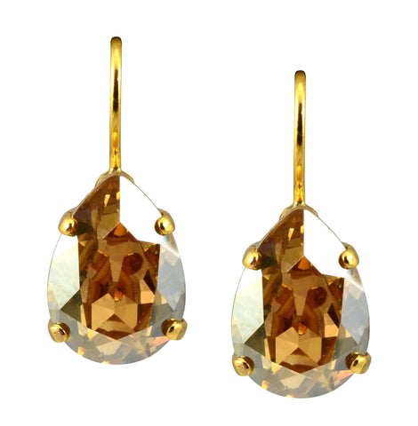 Mariana Jewelry Champagne and Caviar Earrings, $41