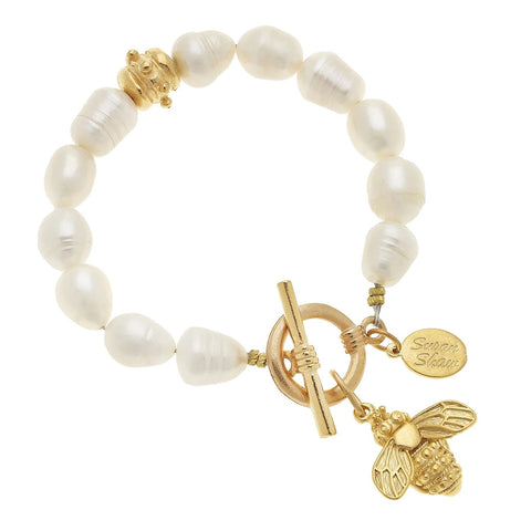 susan shaw pearl bee bracelet