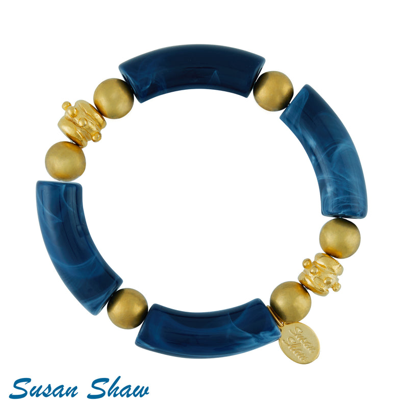 Susan Shaw Navy Charleston Bracelet