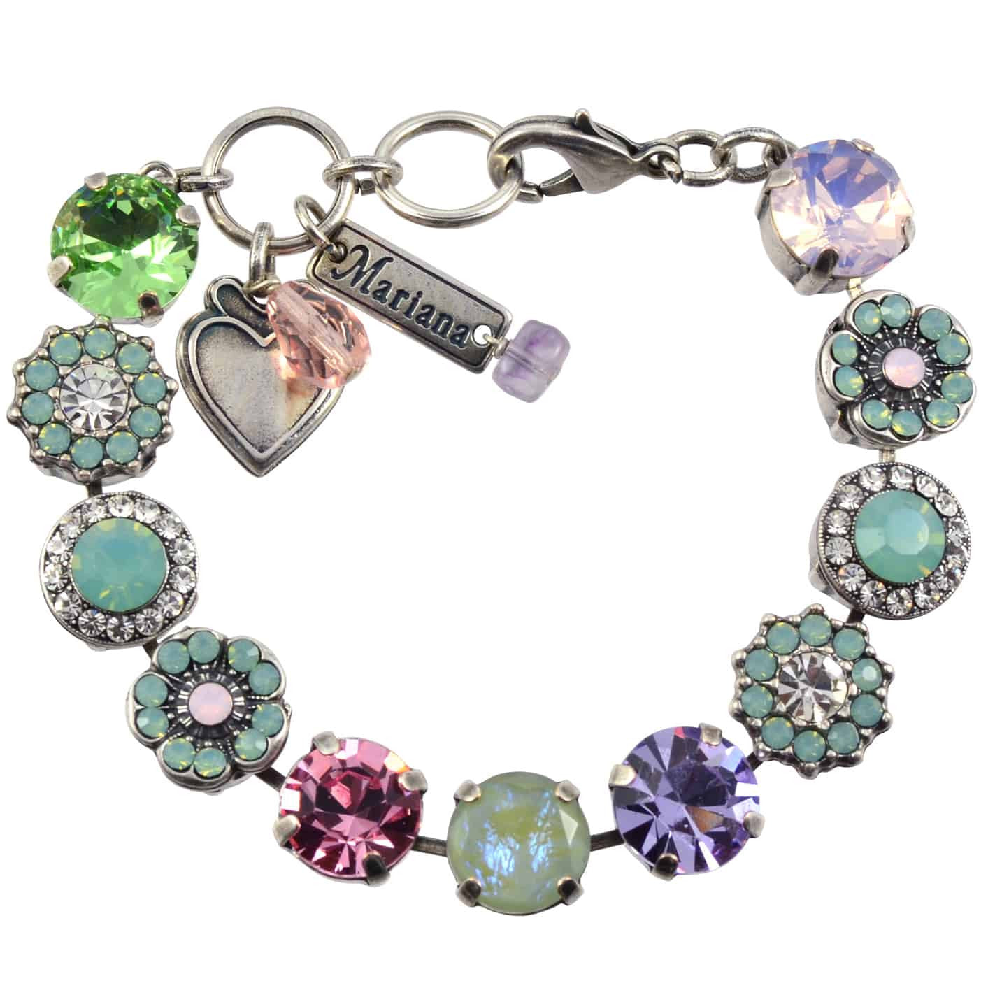 Mariana Jewelry Pina Colada Round Bracelet, Purple | B-4084 1063 SP ...