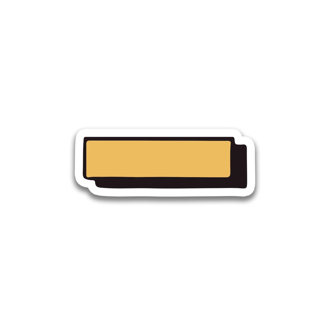 Minus Symbol Sticker