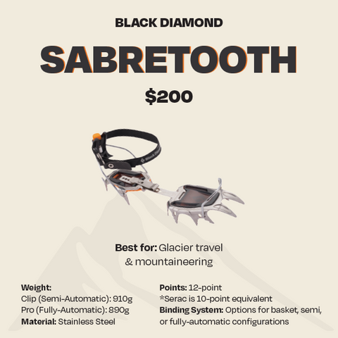 Black Diamond Sabretooth Crampon
