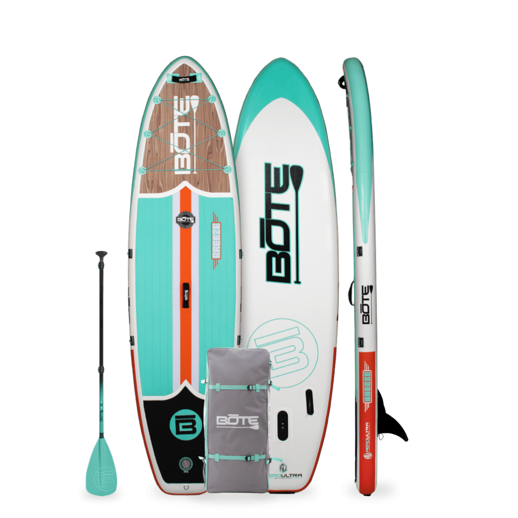 Bote Breeze Aero Classic Teak Inflatable Paddle Board