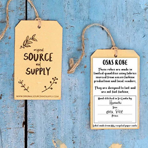 Our recycled hang tags keep you fully informed