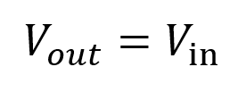 voltage follower equation