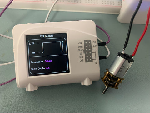 90 % duty cycle MOSFET PWM Motor