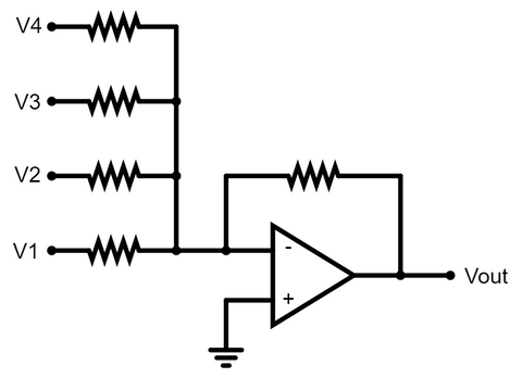 Inverting Summing Amplifier