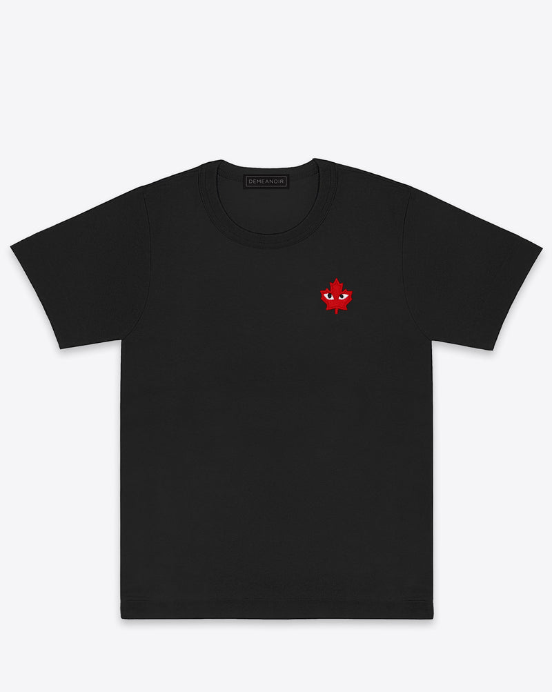 CDG T-SHIRT BLACK - DEMEANOIR