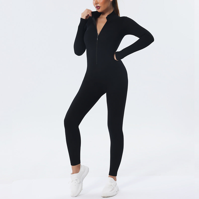 Seamless Yoga Jumpsuit Sportswear, Yoga Suit For Women, Tight Long