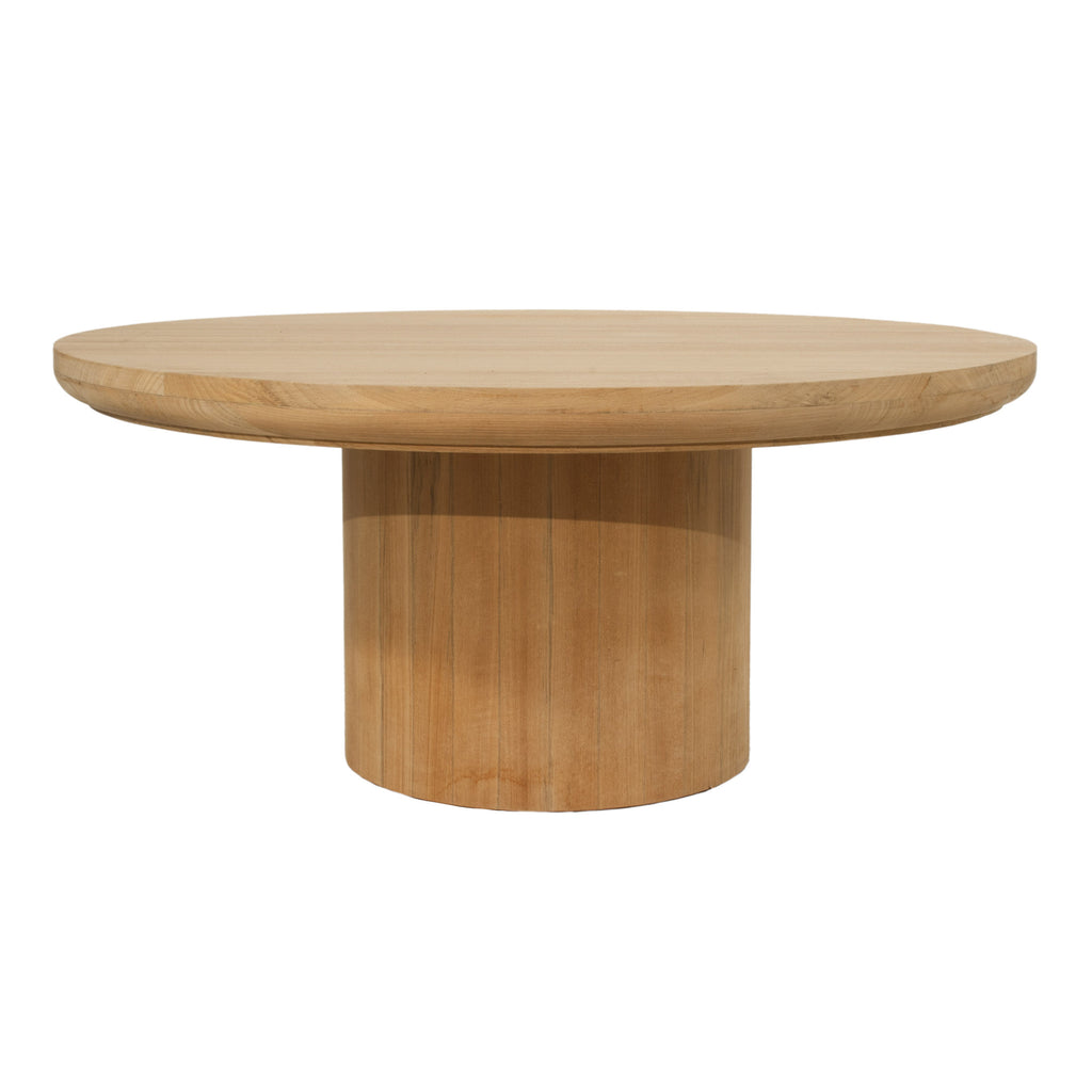 3005 Dal Round Outdoor Coffee Table In Teak Liefgallery