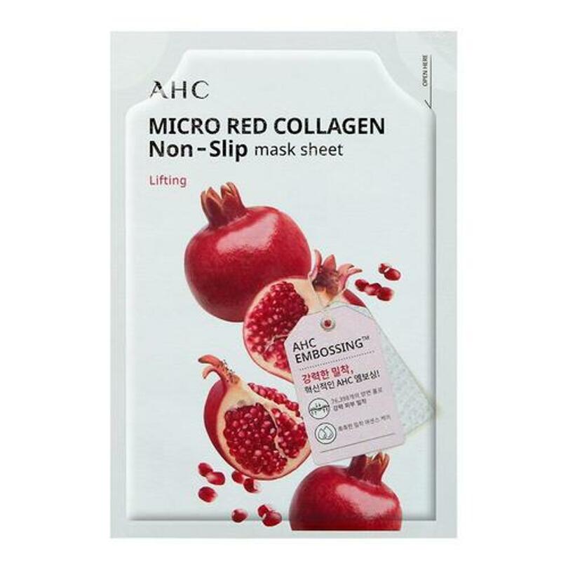 AHC Micro Red Collagen Non-Slip Mask Sheet 1 Sheet