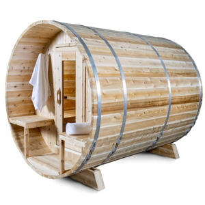 Dundalk Leisurecraft Canadian Timber Serenity 2-4 Person Barrel Sauna - Kaizen Recovery 