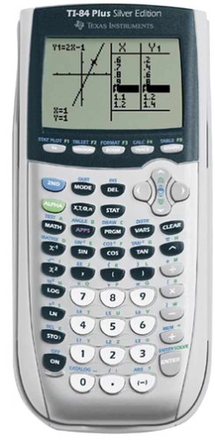 Texas Instruments TI-84 Plus Silver Edition Graphing Calculator
