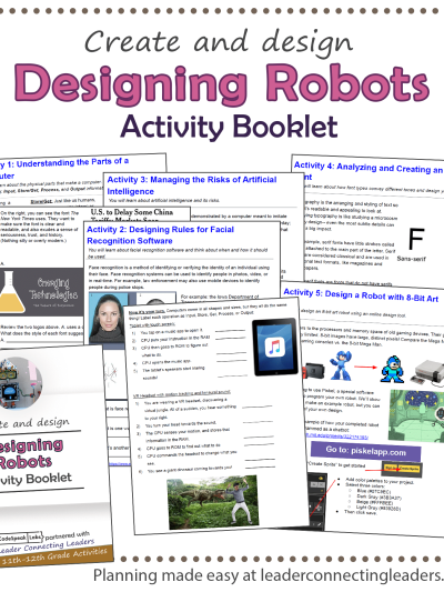 Designing Robots Activity Booklet | 11th - 12th Grade