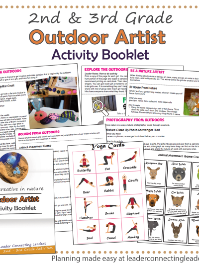 Outdoor Artist Activity booklet