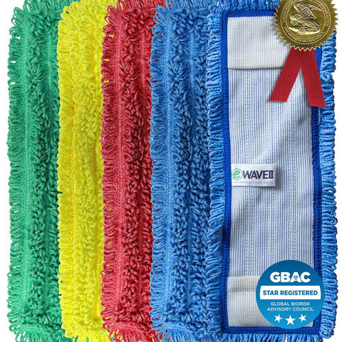 Premium Looped Microfiber Mesh Pocket Mop 18" All Colors