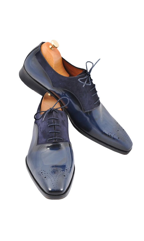 suede navy blue shoes