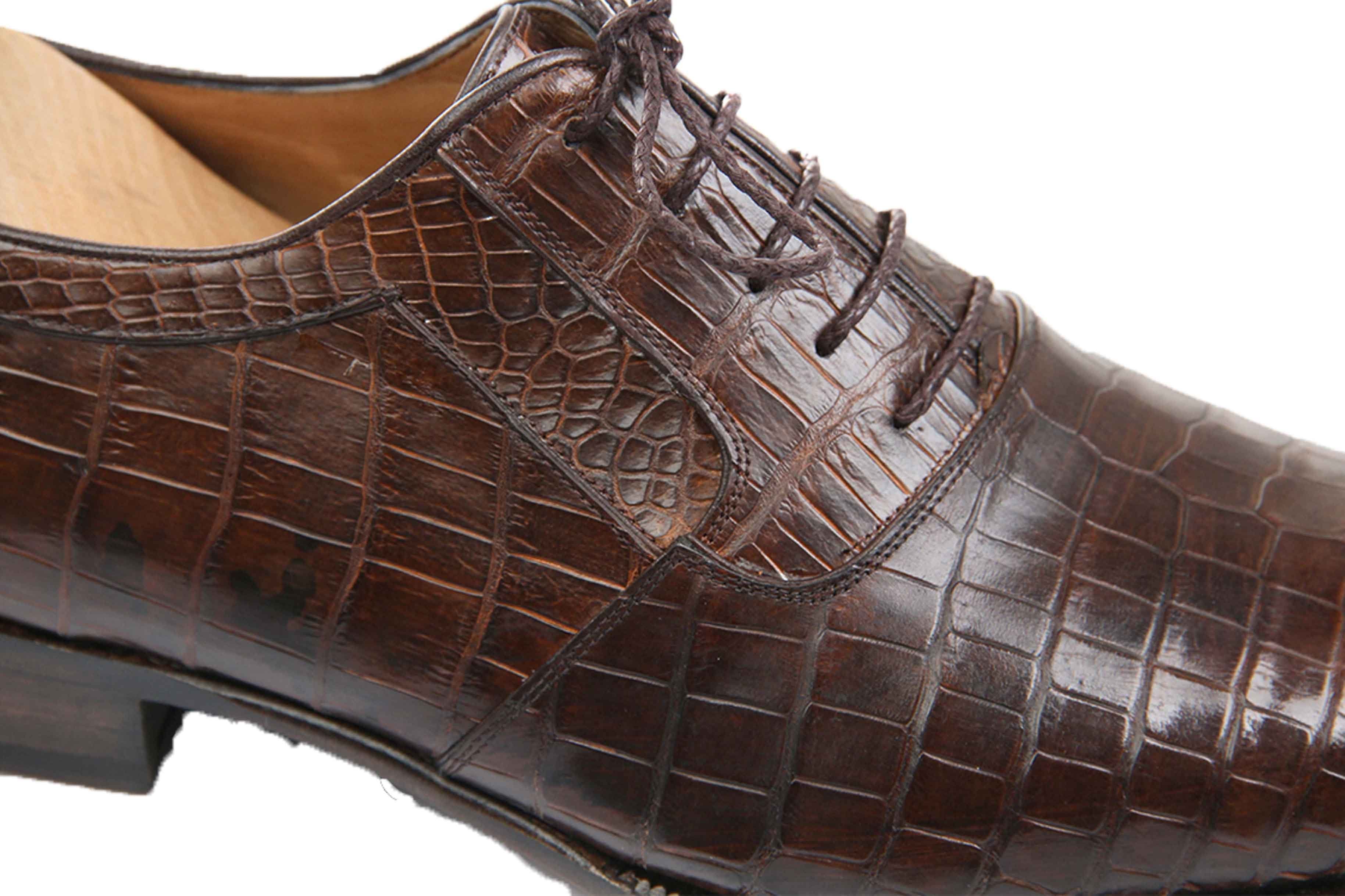 handmade crocodile shoes