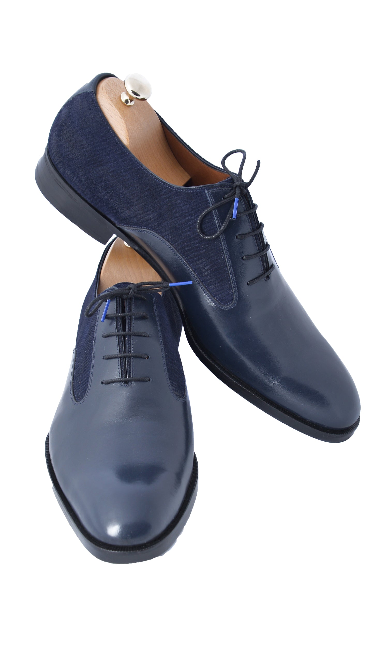 navy blue suede dress shoes