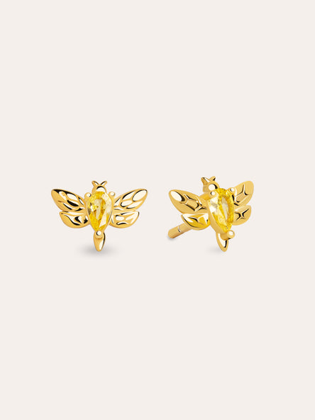 Pendientes Bug Bee Oro