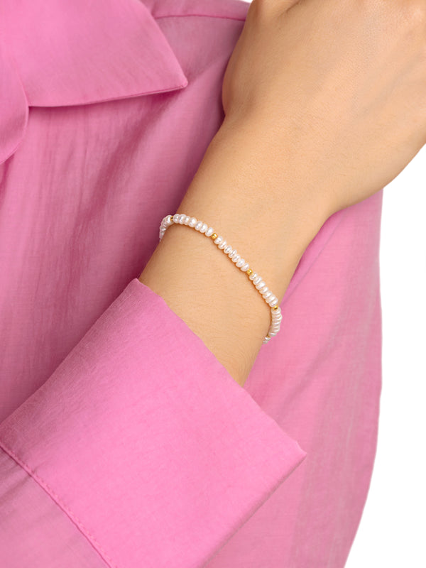 Circles Twist Gold Bracelet – SINGULARU