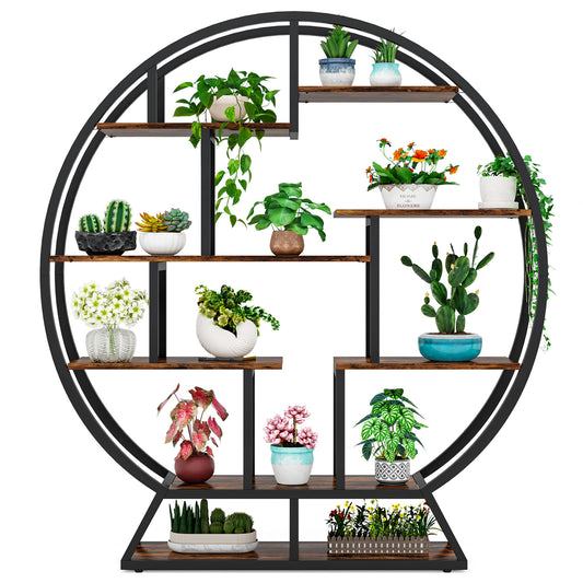 Tribesigns 4-Tier Plant Stand, Corner Plant Shelf Flower Pot Stands