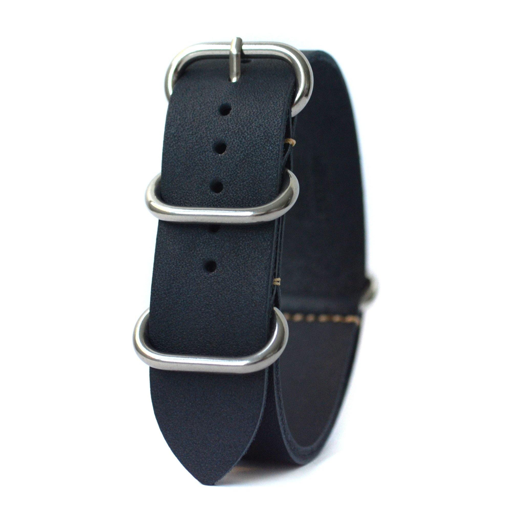 leather zulu watch strap