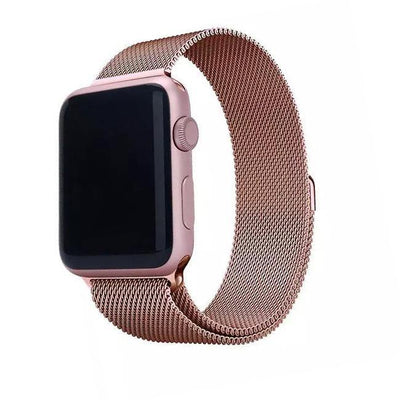 Gold Magnetic Milanese Loop Mesh Apple Watchband Strap