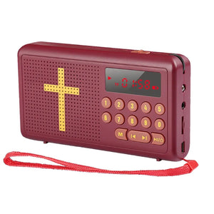 Portable Talking King James Version Bible Audio Player with Old & New Testasments! Usb Charging Cable Audio Frequency of 20 hz - 20 KHZ - Traveling Paws