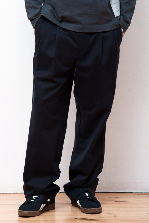 Sage Nation Box Pleat Trouser Black – HAVN