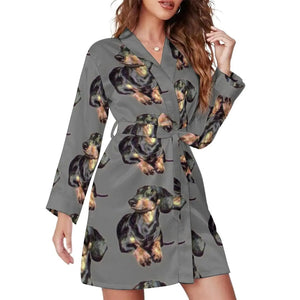 Knee length Dachshund Robe - Doxie Dreams Boutique