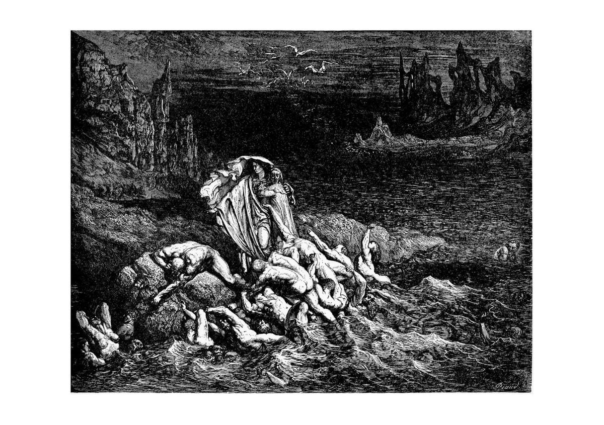 Gustave Doré - Dante's Inferno - Show Souls Of Wrathful — Spiffing Prints