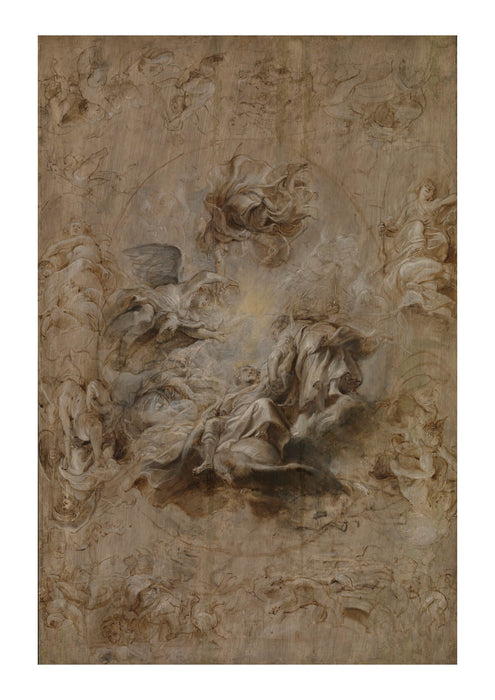 Peter Paul Rubens Sketch For The Banqueting House Ceiling