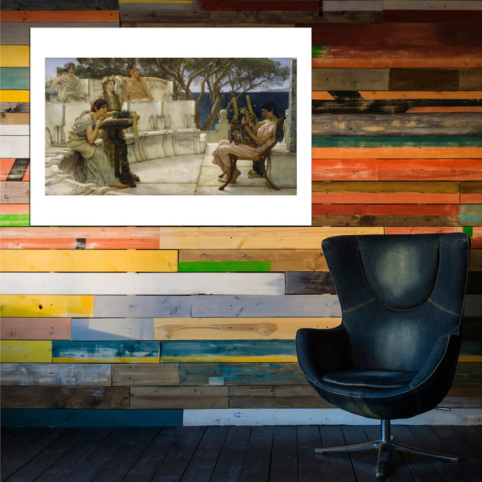 Sir Lawrence Alma Tadema - Sappho and Alcaeus