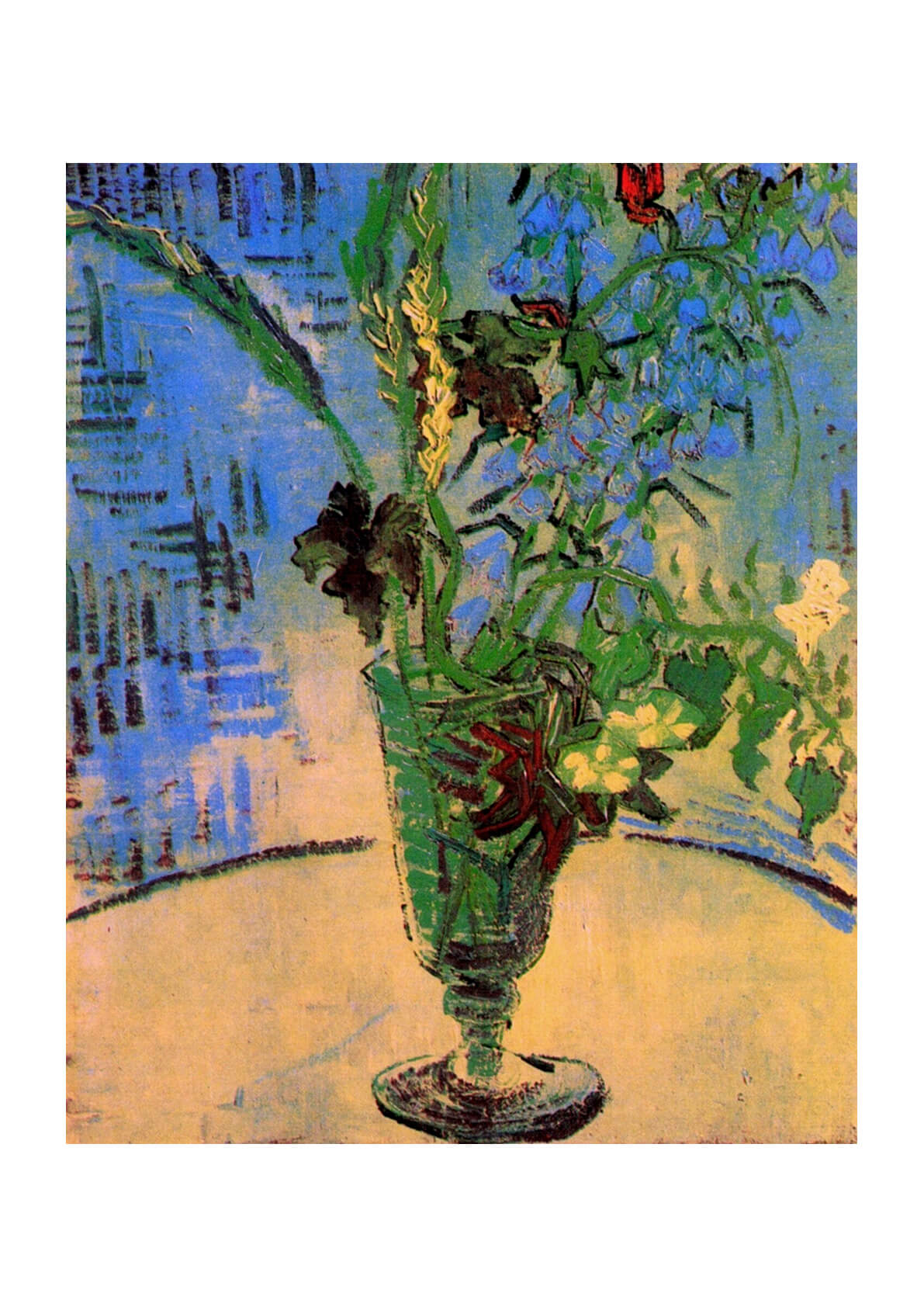 Vincent Van Gogh Flowers In A Vase 1890 Spiffing Prints