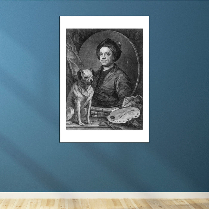 hogarth self portrait with pug