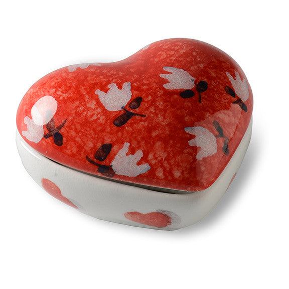 Amore Small Candle with Hearts