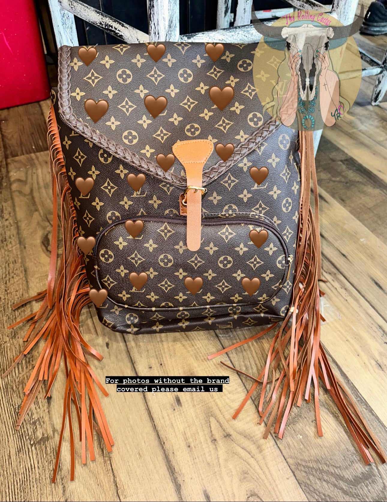 Fringe backpack