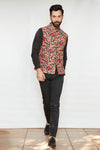 Picture of Floral Mosaic Embroidered Designer Formal Jacket Vest