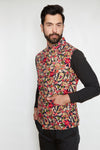 Picture of Floral Mosaic Embroidered Designer Formal Jacket Vest
