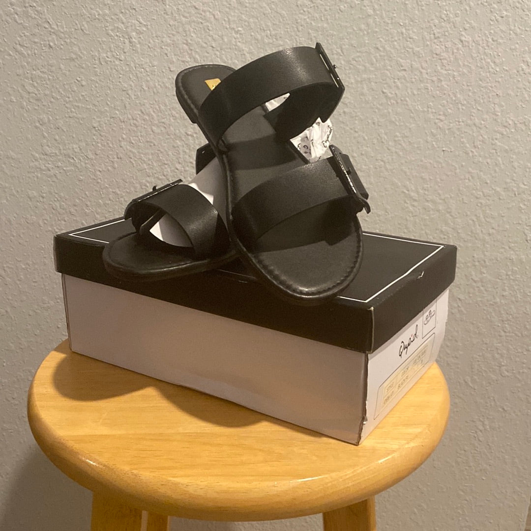 Black - Athena Sandals (NIB)